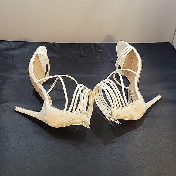 STEVE MADDEN MULTI-STRAP HIGH HEEL ROUND TOE SANDAL - Picture 11 of 15